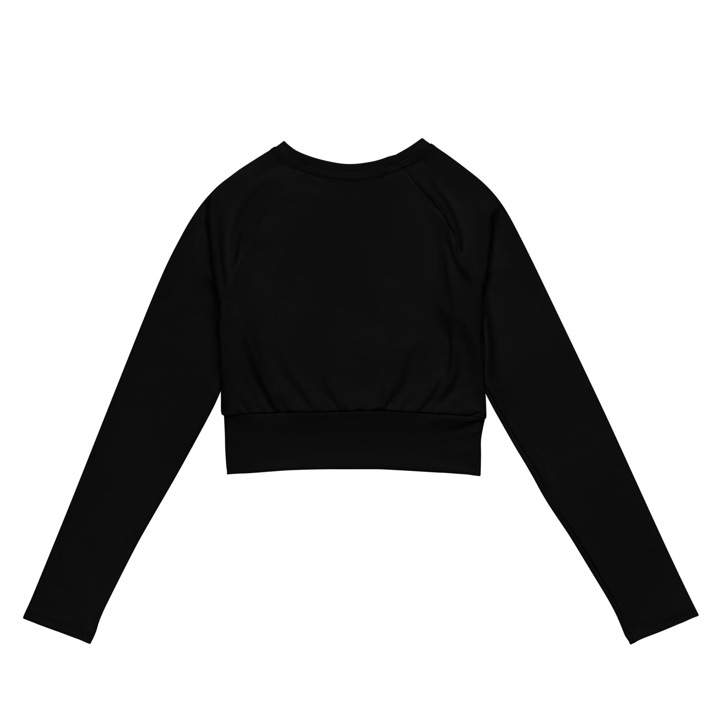 Saiyan Genetics Signature Long Sleeve Crop Top Weiß - Rückenansicht