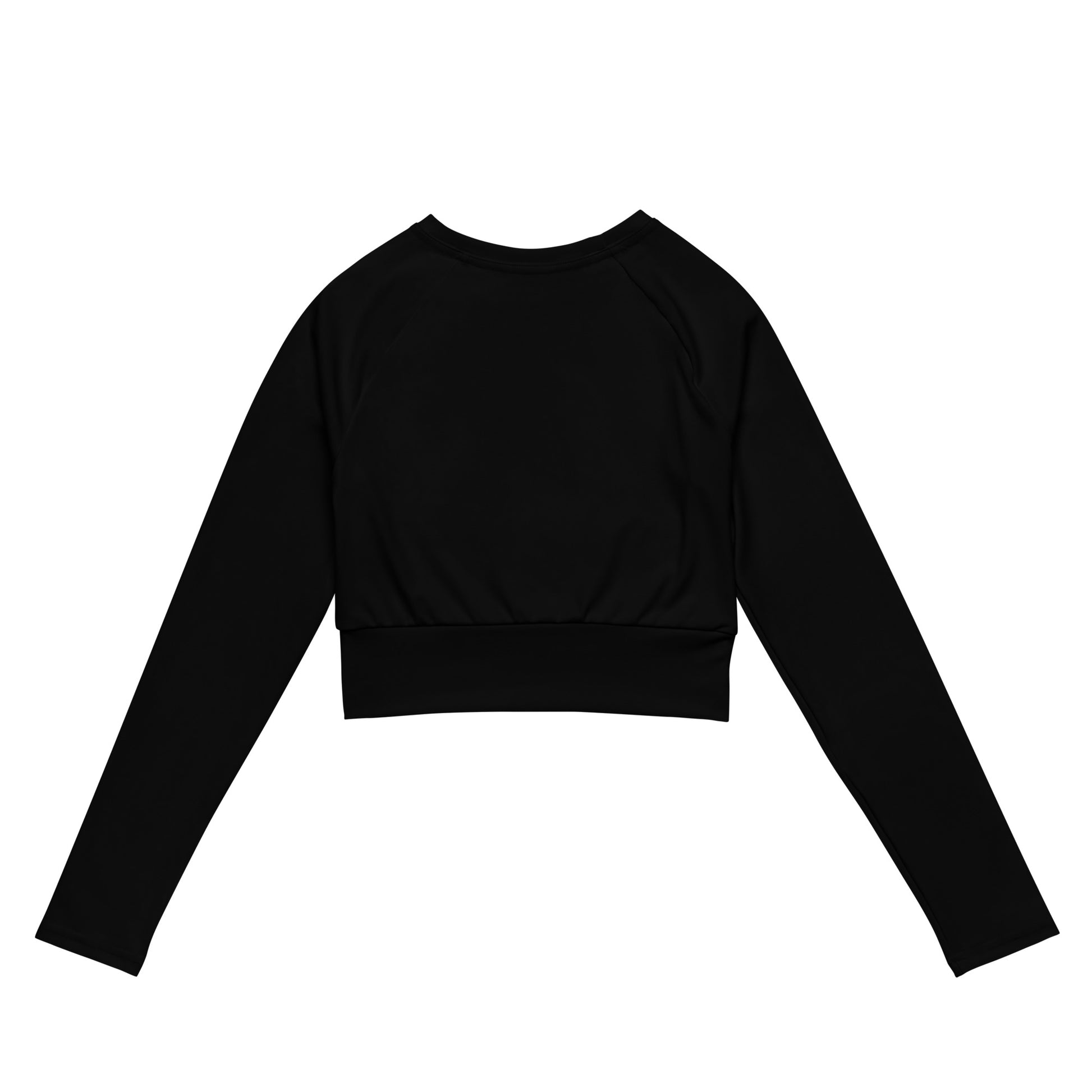 Saiyan Genetics Signature Long Sleeve Crop Top Weiß - Rückenansicht