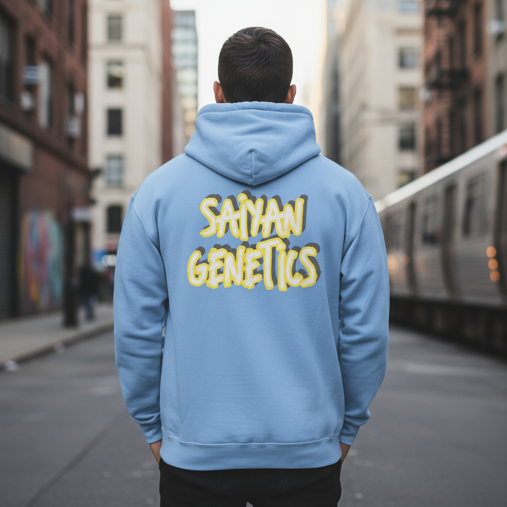 Saiyan Genetics Hoodie Lifestyle Foto